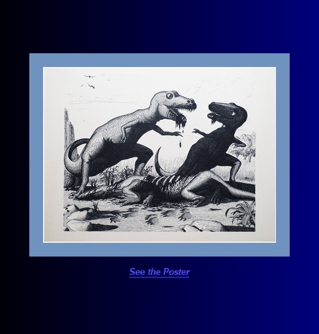 Landscape poster: Breakfast of the Tyrant Kings by Larry Cottrill